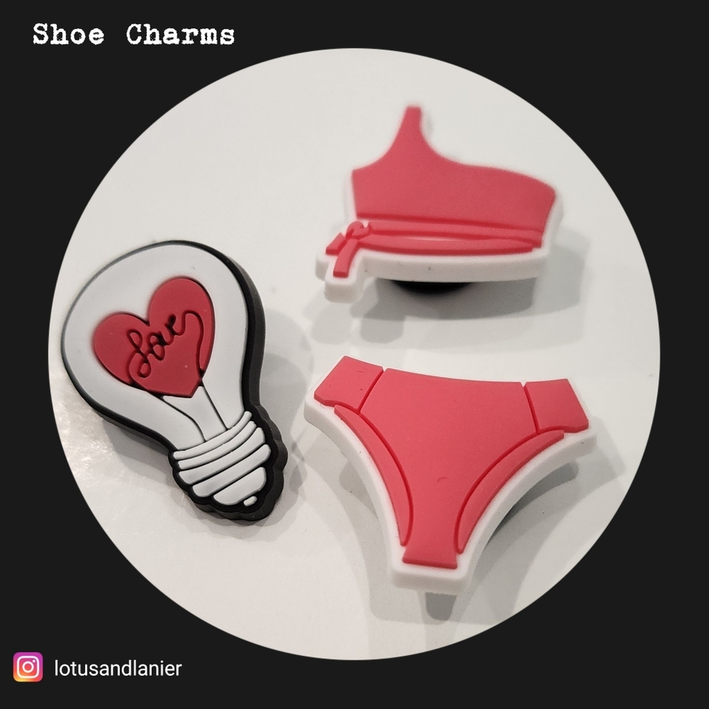 Shoe Charms "Bikini Ready" Set of 3